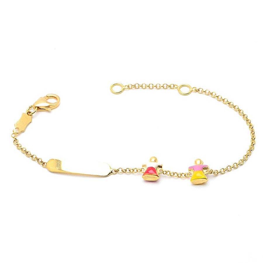 Beb Joyeria Antonio Cumplido | Pulsera Oro Beb Placa Mu Ecos