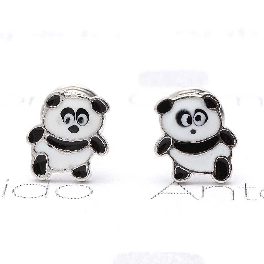 Beb Joyeria Antonio Cumplido | Pendientes Plata Oso Panda