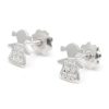 Beb Joyeria Antonio Cumplido | Pendientes Oro Blanco Mu Eca Circonitas