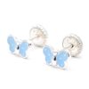 Beb Joyeria Antonio Cumplido | Pendientes Plata Mariposa Azul