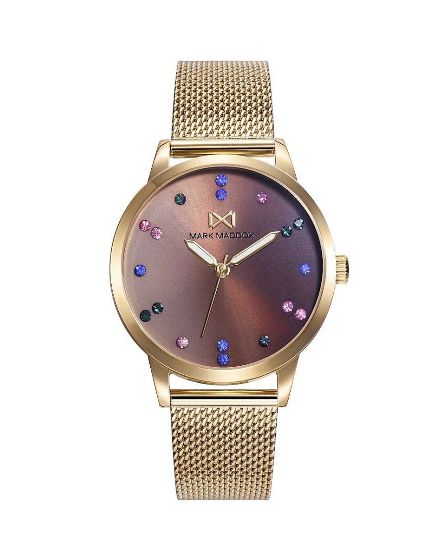 Relojes Joyeria Antonio Cumplido | Reloj Mark Maddox Dorado Brazalete Malla