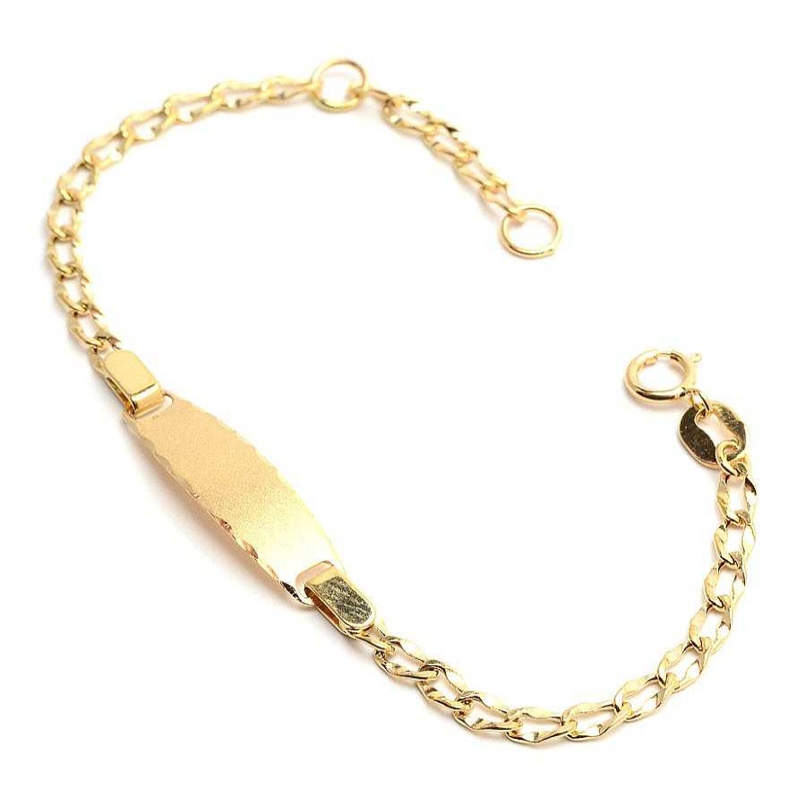 Beb Joyeria Antonio Cumplido | Pulsera Oro Placa Biselada