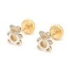 Beb Joyeria Antonio Cumplido | Pendientes Oro Beb Osito Bicolor