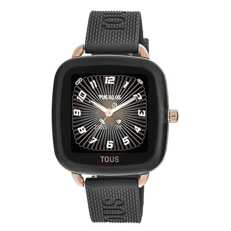 Tous Joyeria Antonio Cumplido | Reloj Smart Tous D-Connect Dorado Correa Negra