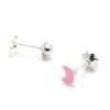 Beb Joyeria Antonio Cumplido | Pendientes Plata Luna Rosa