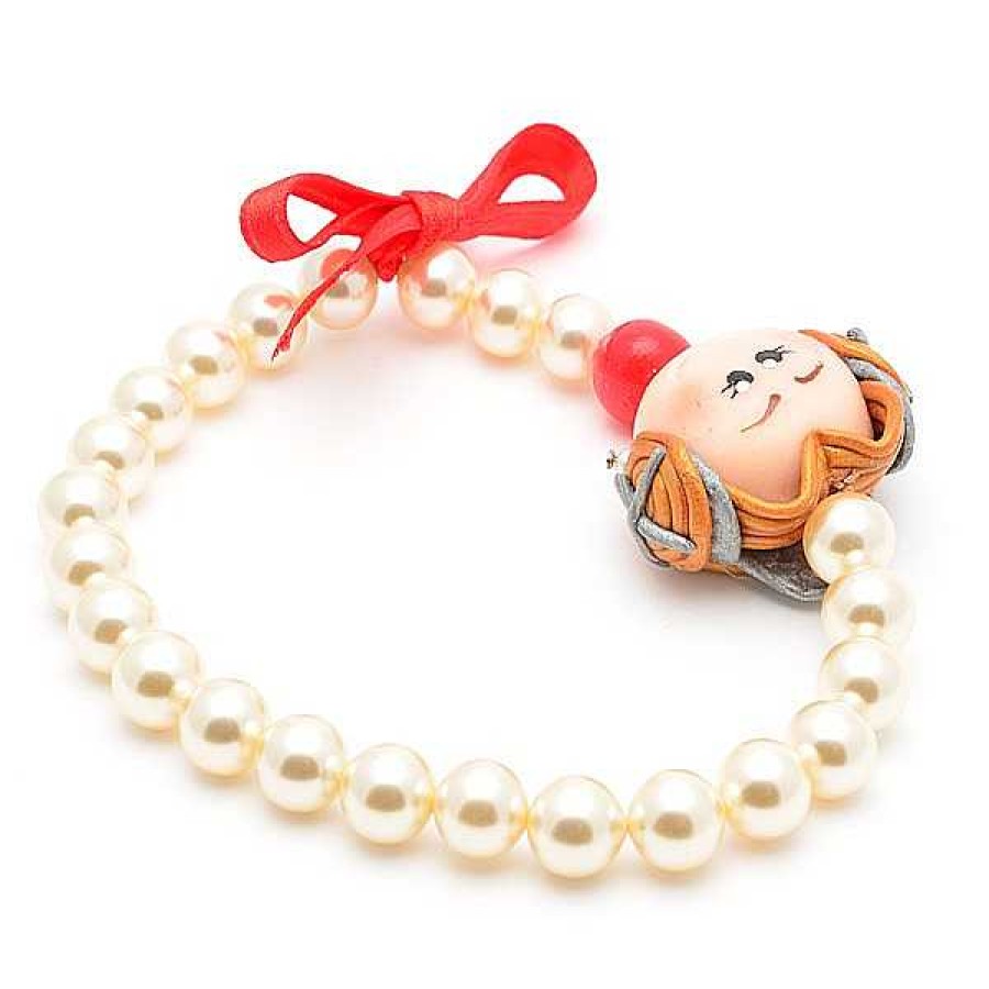 Fallas Joyeria Antonio Cumplido | Pulsera Fallera Carita Perlas