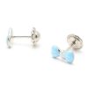 Beb Joyeria Antonio Cumplido | Pendientes Plata Pajarita Azul