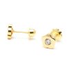 Beb Joyeria Antonio Cumplido | Pendientes Oro Flor