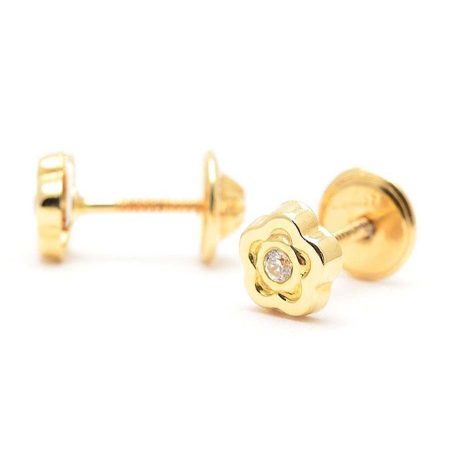 Beb Joyeria Antonio Cumplido | Pendientes Oro Flor