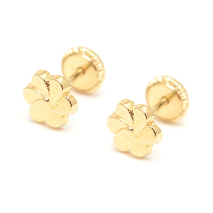 Beb Joyeria Antonio Cumplido | Pendientes Oro Beb Flor