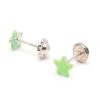 Beb Joyeria Antonio Cumplido | Pendientes Plata Estrella Verde