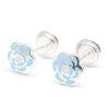 Beb Joyeria Antonio Cumplido | Pendientes Plata Flor Azul