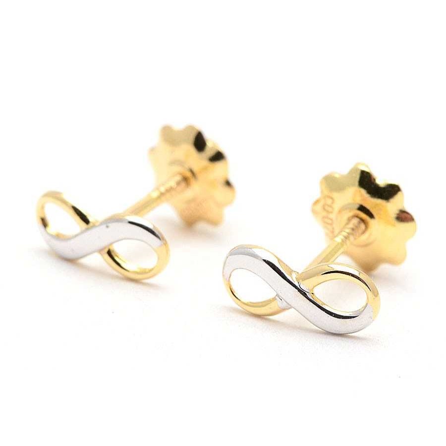 Beb Joyeria Antonio Cumplido | Pendientes Oro Infinity Bicolor