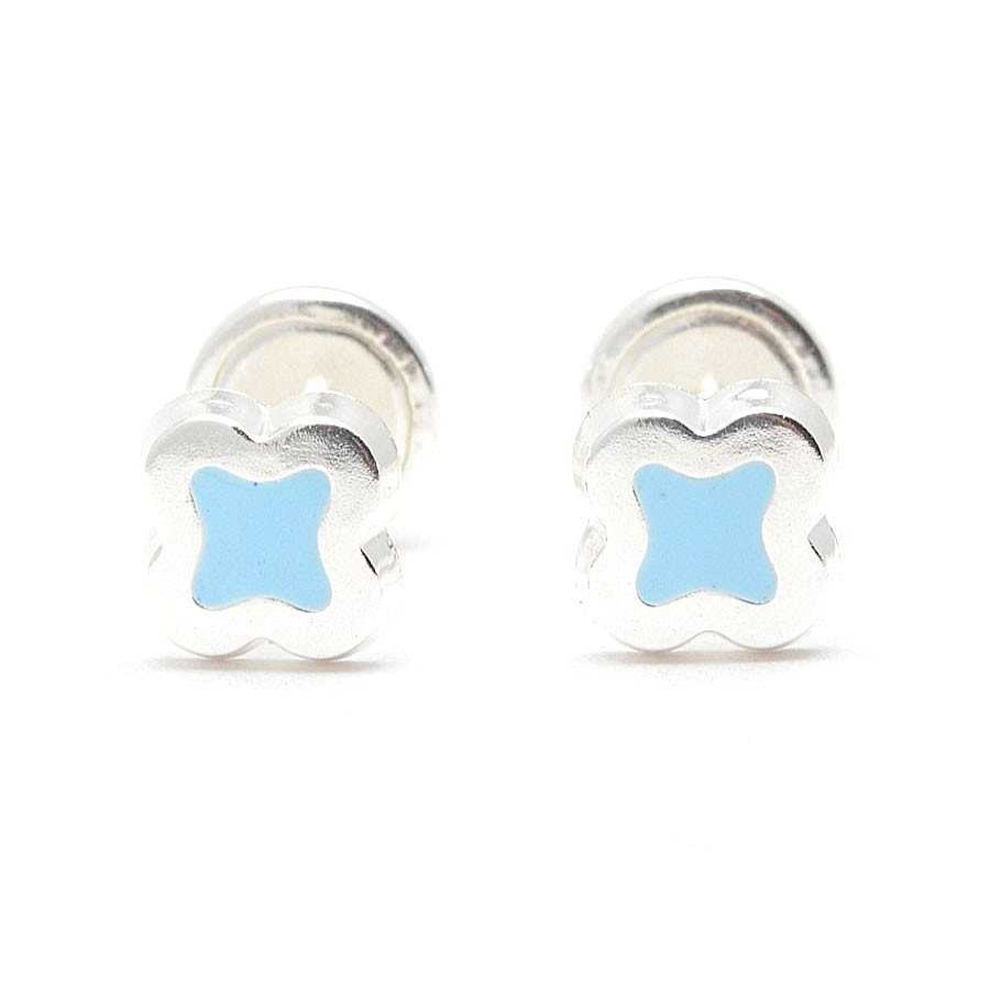 Beb Joyeria Antonio Cumplido | Pendientes Plata Tr Bol Azul