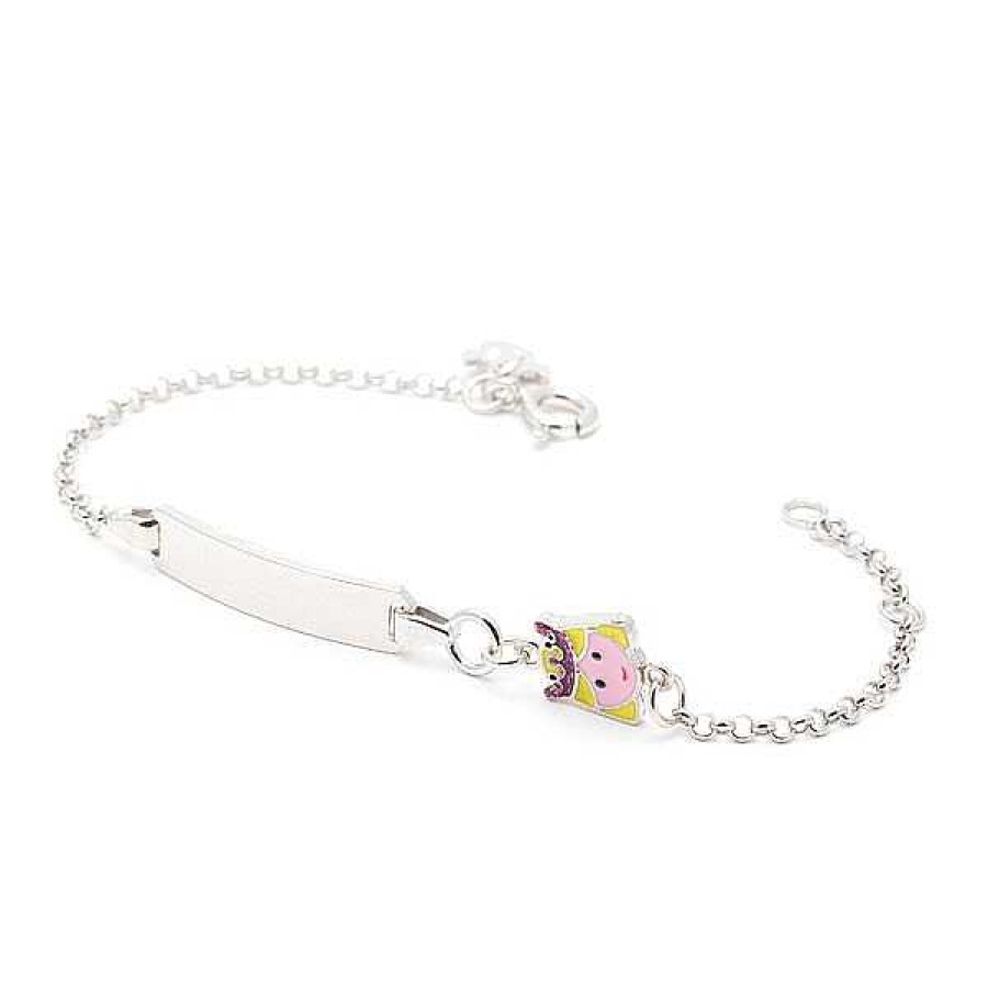 Beb Joyeria Antonio Cumplido | Pulsera Plata La Petra "Carita Princesa"