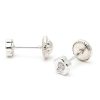 Beb Joyeria Antonio Cumplido | Pendientes Oro Blanco Flor Circonita