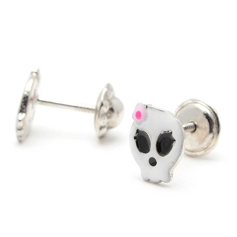 Beb Joyeria Antonio Cumplido | Pendientes Plata Monster High Blancos