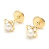 Beb Joyeria Antonio Cumplido | Pendientes Oro Beb Flor Perla