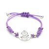 Fallas Joyeria Antonio Cumplido | Pulsera Fallera Plata Cordon Morado