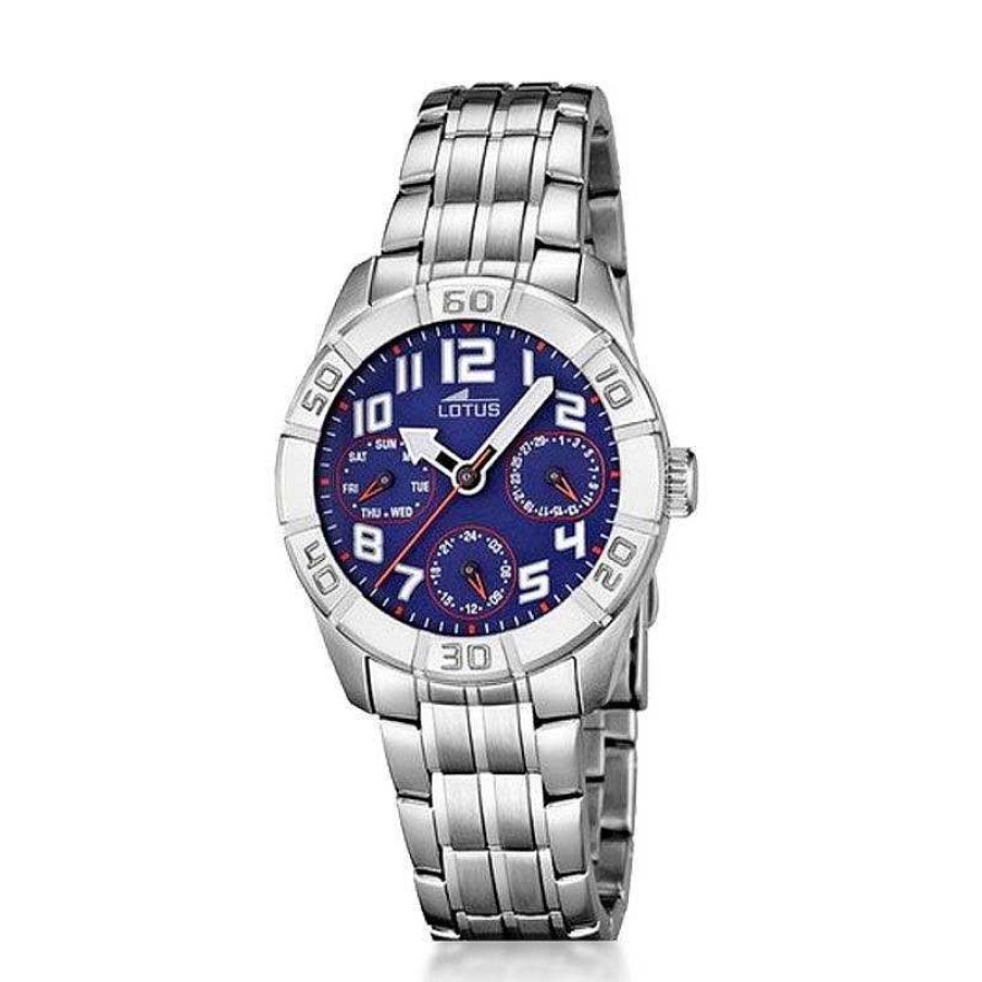 Comuniones Joyeria Antonio Cumplido Relojes | Reloj Lotus Ni O Azul Deportivo Brazalete Acero