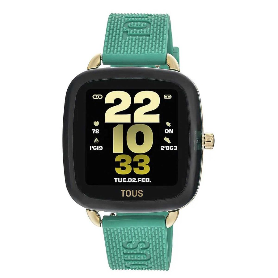 Tous Joyeria Antonio Cumplido | Reloj Smart Tous D-Connect Dorado Correa Verde