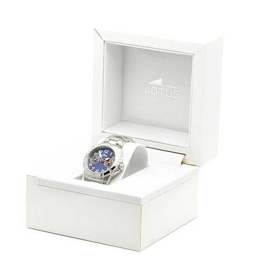 Comuniones Joyeria Antonio Cumplido Relojes | Reloj Lotus Azul Brazalete Acero