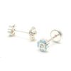 Beb Joyeria Antonio Cumplido | Pendientes Plata Tr Bol Azul