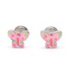 Beb Joyeria Antonio Cumplido | Pendientes Plata Mariposa Rosa