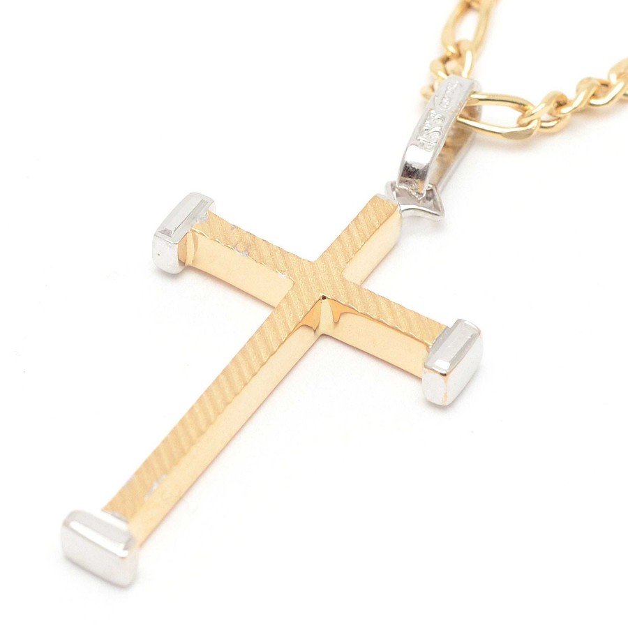 Comuniones Joyeria Antonio Cumplido Cruces | Cruz Oro Puntas Oro Blanco