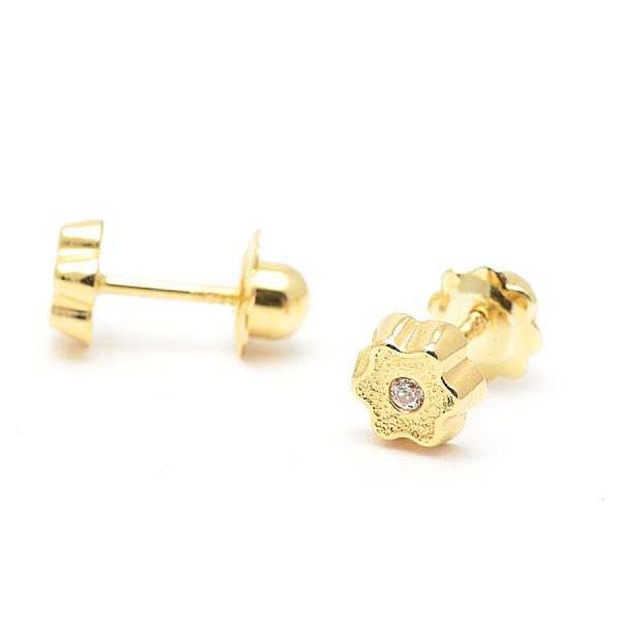 Beb Joyeria Antonio Cumplido | Pendientes Oro Flor