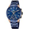 Relojes Joyeria Antonio Cumplido | Smartwatch Hybrid Lotus Dorado Brazalete Azul