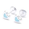 Beb Joyeria Antonio Cumplido | Pendientes Plata Coraz N Azul