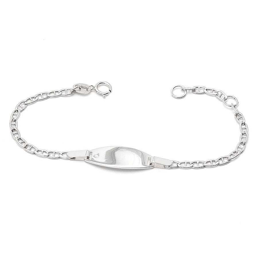 Beb Joyeria Antonio Cumplido | Pulsera Oro Diamante Placa