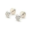 Beb Joyeria Antonio Cumplido | Pendientes Oro Blanco Circonitas