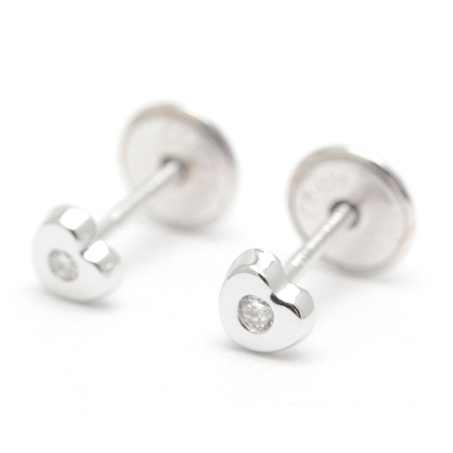 Beb Joyeria Antonio Cumplido | Pendientes Diamantes Oro Blanco Beb Coraz N