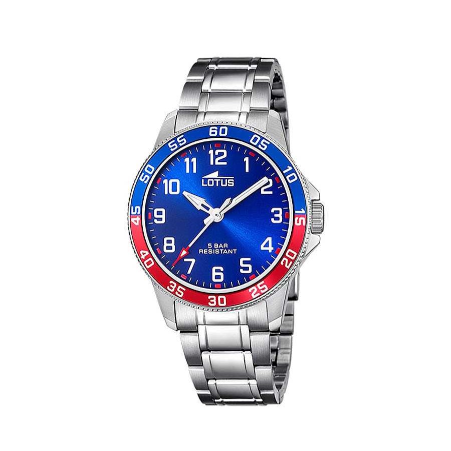 Comuniones Joyeria Antonio Cumplido Relojes | Reloj Lotus Ni O Azul Brazalete Acero