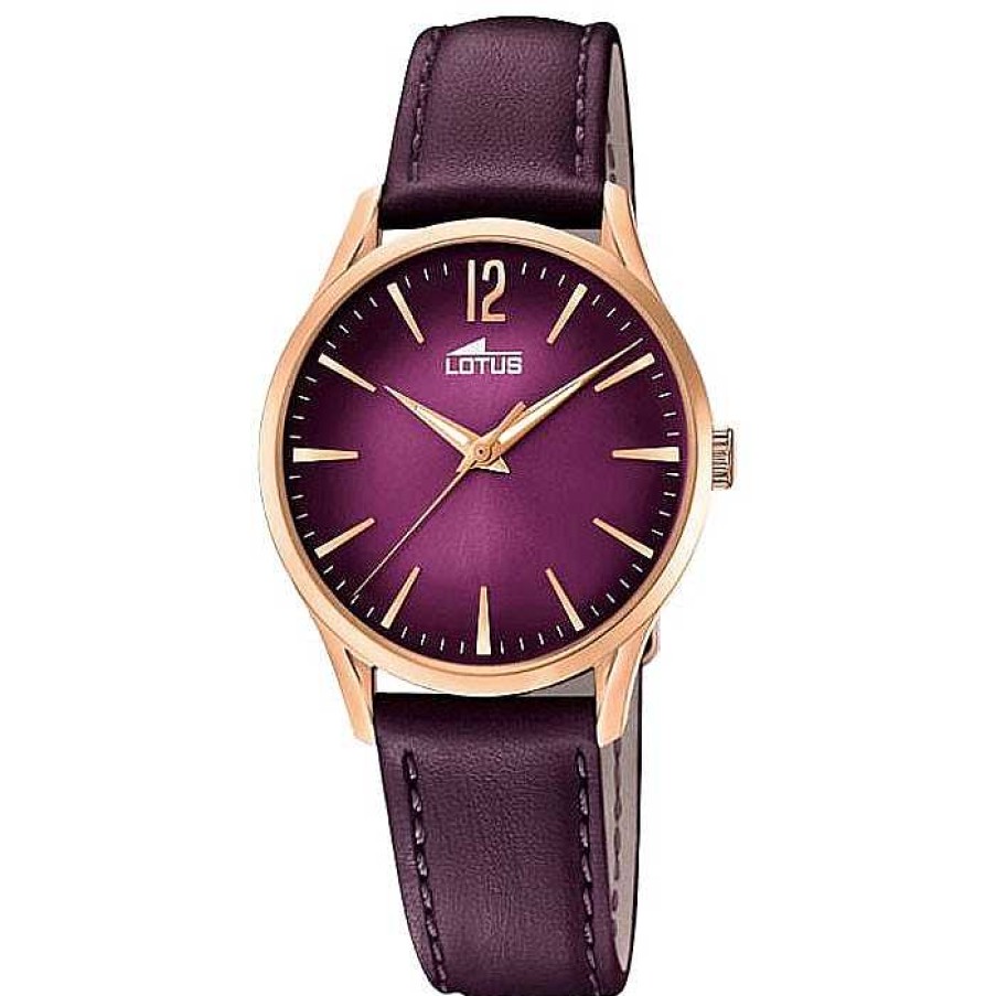 Relojes Joyeria Antonio Cumplido | Reloj Lotus Chica Dorado Vintage Correa Morada