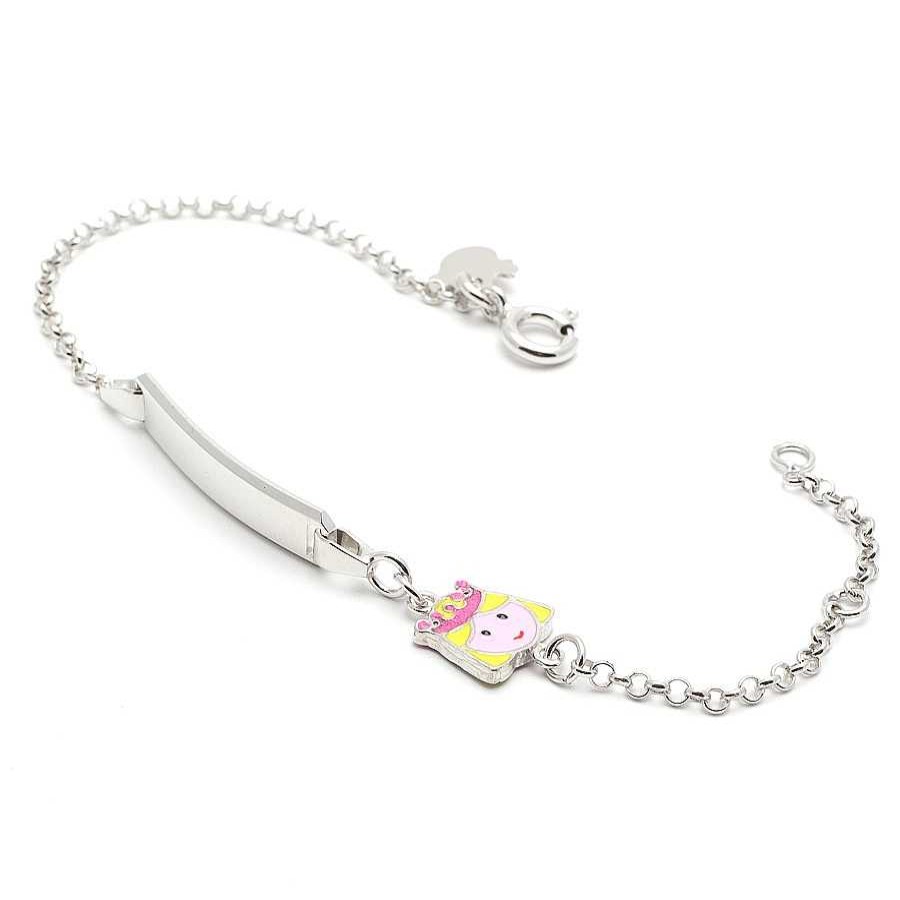 Beb Joyeria Antonio Cumplido | Pulsera Plata La Petra "Carita Princesa"