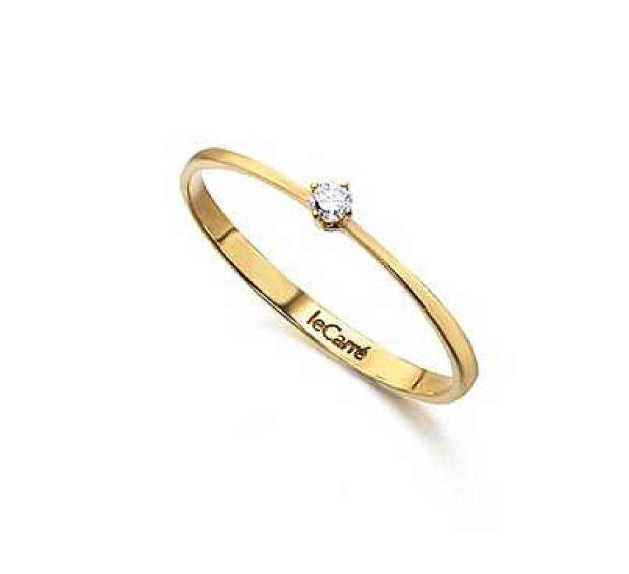 Boda Joyeria Antonio Cumplido | Anillo Oro Lecarr Solitario Diamante