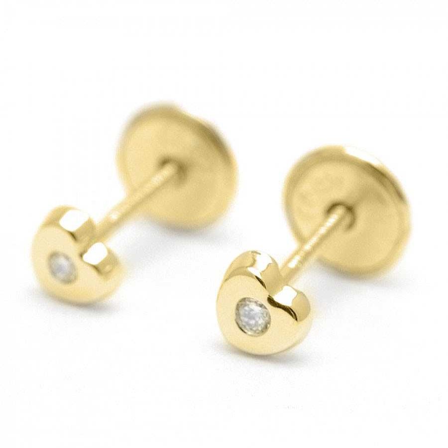 Beb Joyeria Antonio Cumplido | Pendientes Diamantes Oro Beb Coraz N