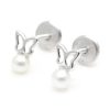 Beb Joyeria Antonio Cumplido | Pendientes Oro Blanco Beb Mariposa Perla