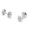 Beb Joyeria Antonio Cumplido | Pendientes Oro Blanco Coraz N Circonitas