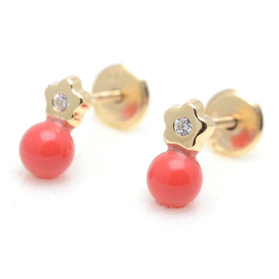 Beb Joyeria Antonio Cumplido | Pendientes Oro Estrella Coral