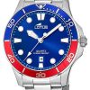 Relojes Joyeria Antonio Cumplido | Reloj Lotus Azul Rojo Brazalete Acero