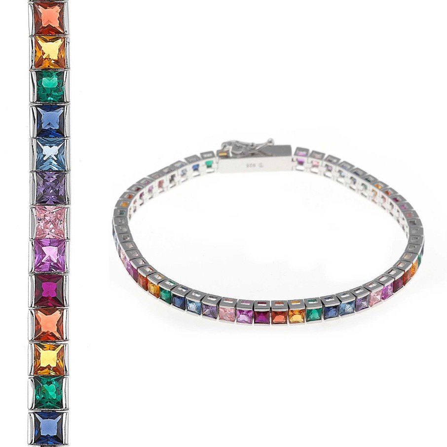 Pulseras Joyeria Antonio Cumplido | Pulsera Plata Riviere Colores