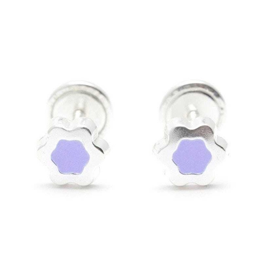 Beb Joyeria Antonio Cumplido | Pendientes Plata Estrella Lila