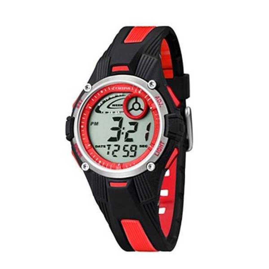 Comuniones Joyeria Antonio Cumplido Relojes | Reloj Calypso Digital Rojo Negro