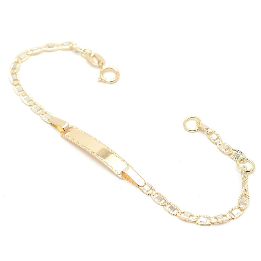 Beb Joyeria Antonio Cumplido | Pulsera Oro Beb Placa Biselada