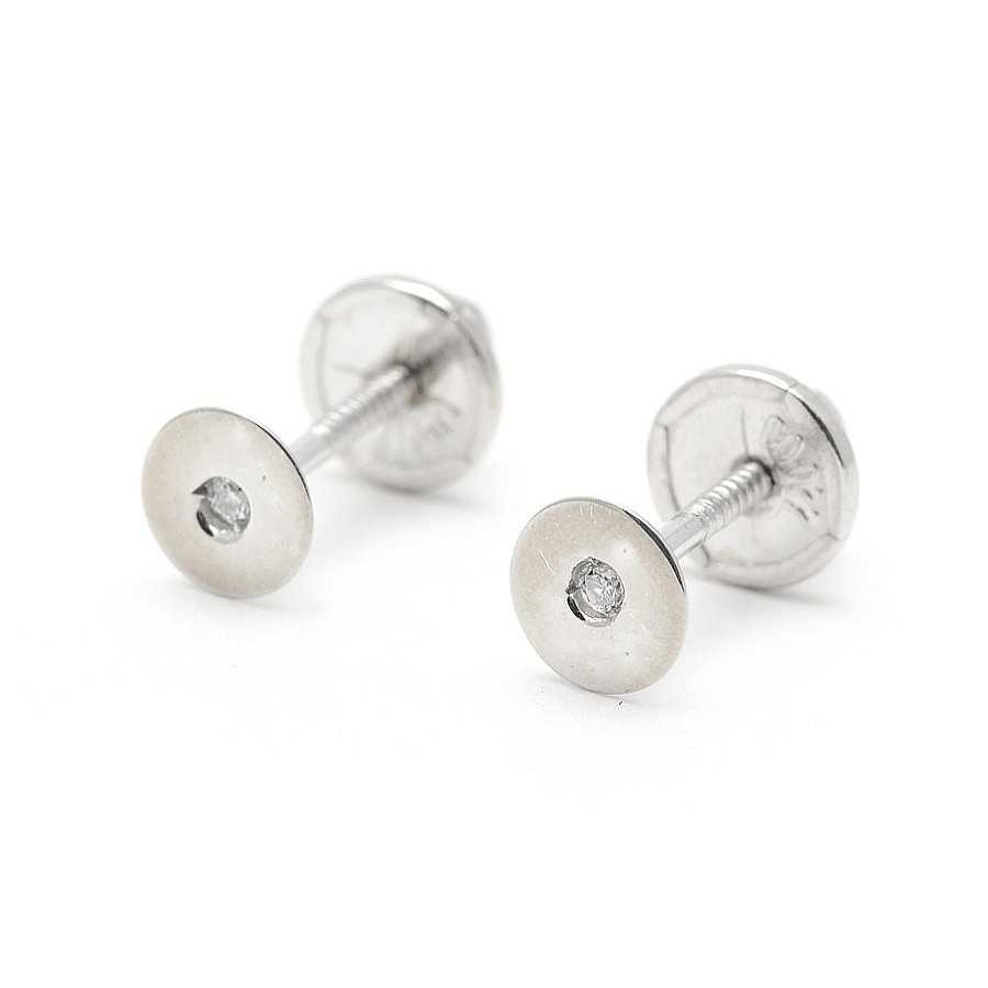 Beb Joyeria Antonio Cumplido | Pendientes Oro Blanco C Rculo