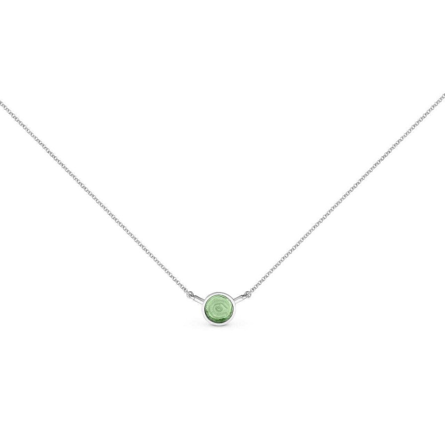 Colgantes Joyeria Antonio Cumplido | Gargantilla Plata Joid'Art Verde "Gaud "